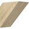 Ekena Millwork 6"W x 10"D x 10"H Traditional Rough Sawn Knee Brace, Douglas Fir BRC06X10X10TRA00RDF - alternate 1